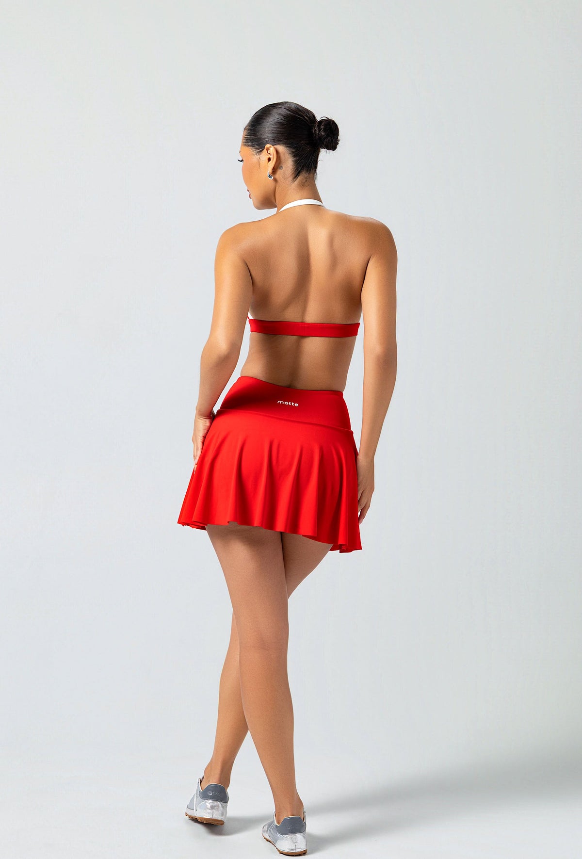 Lounge Tennis Skirt - Maraschino