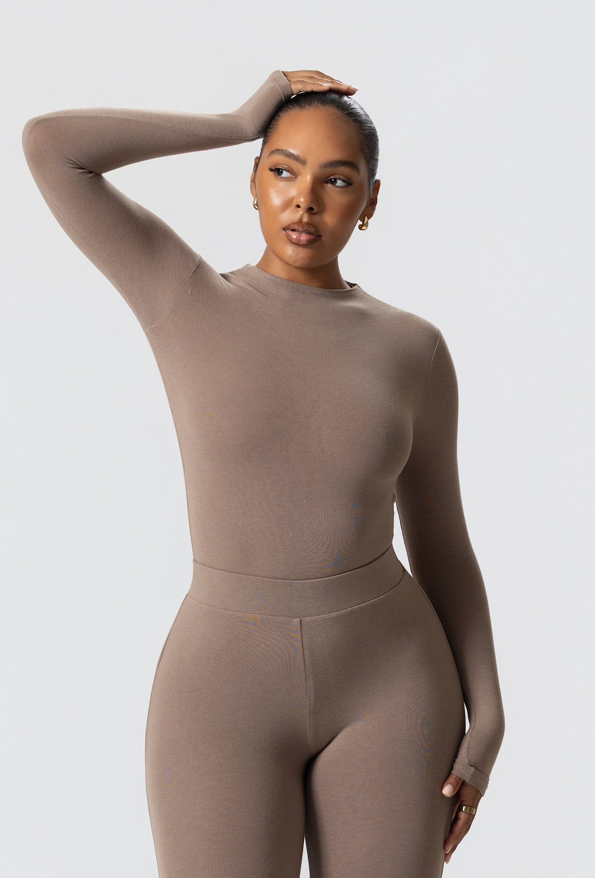 Matte Basix Sculpt Bodysuit - Nude