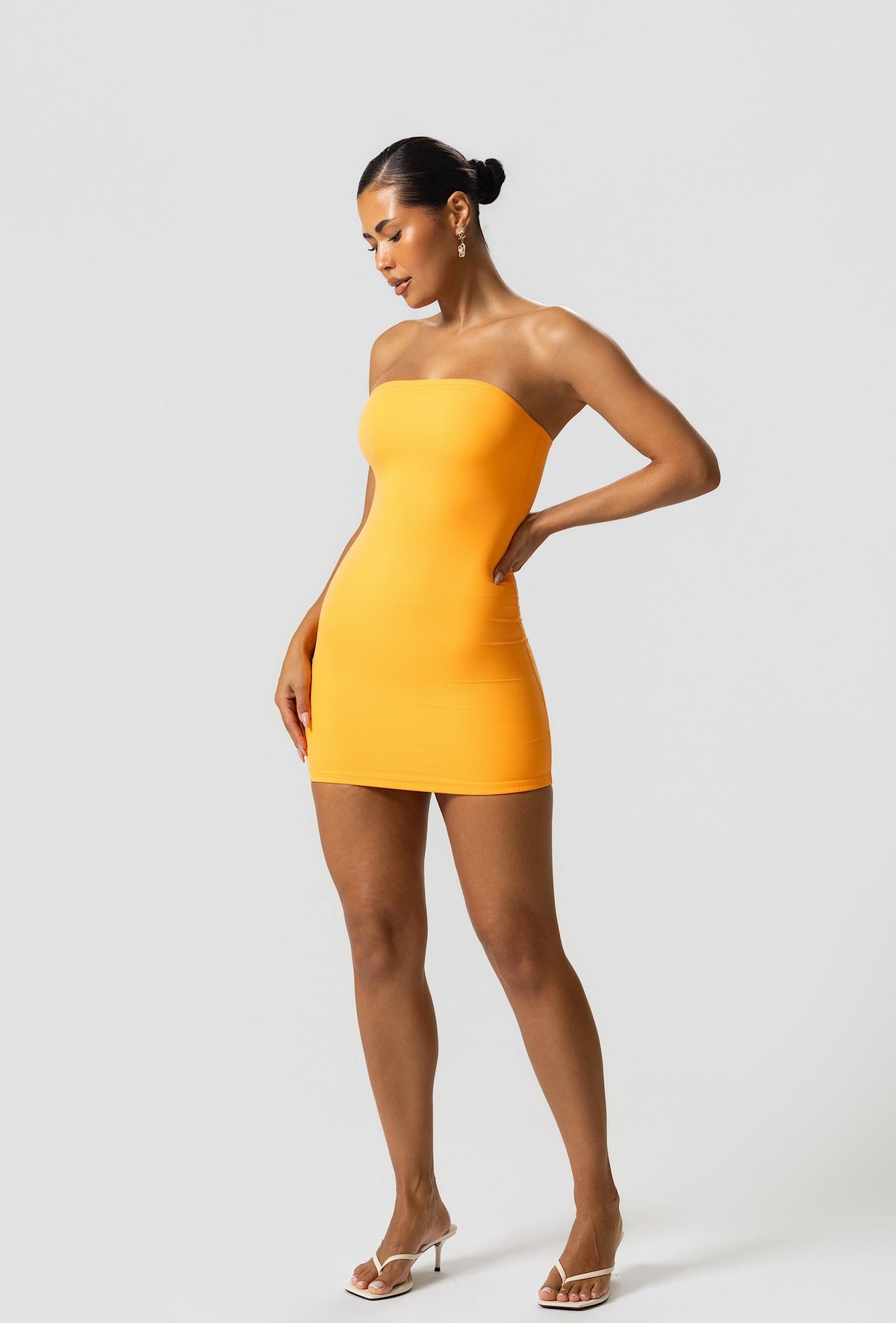 Sculpting Tube Mini Dress- Bellini
