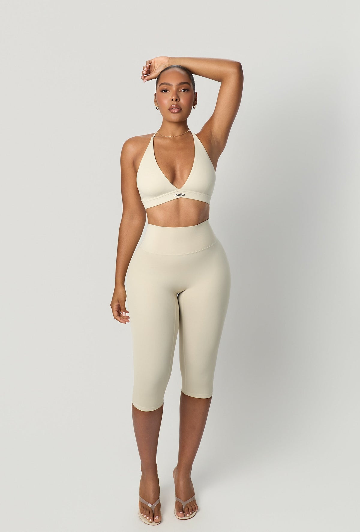 Capri Essential Legging - Vanilla