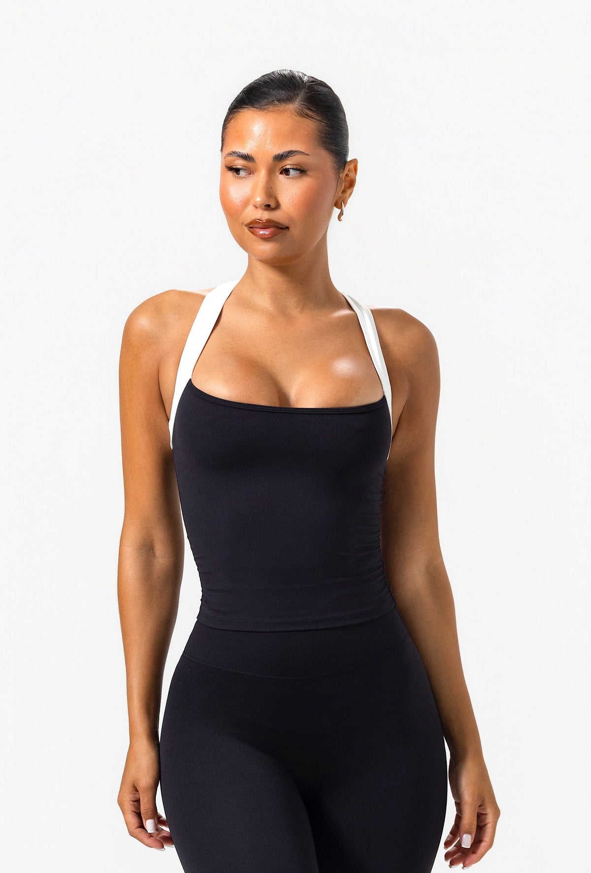 Soft Cinch Tank - Black