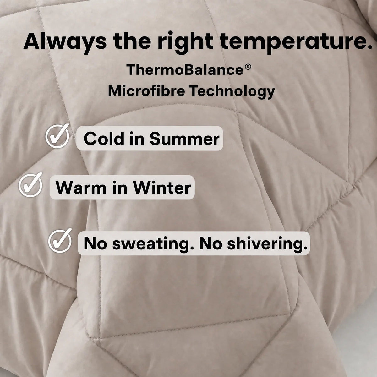 Cream Beige | EasySleep® Duvet